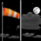 Tonight: Partly cloudy, with a low around 74. Breezy, with a south wind 20 to 25 mph, with gusts as high as 35 mph. Tonight: Partly cloudy, with a low around 74. Breezy, with a south wind 20 to 25 mph, with gusts as high as 35 mph.