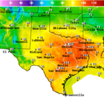 National Digital Forecast Database Maximum Temperature Forecast